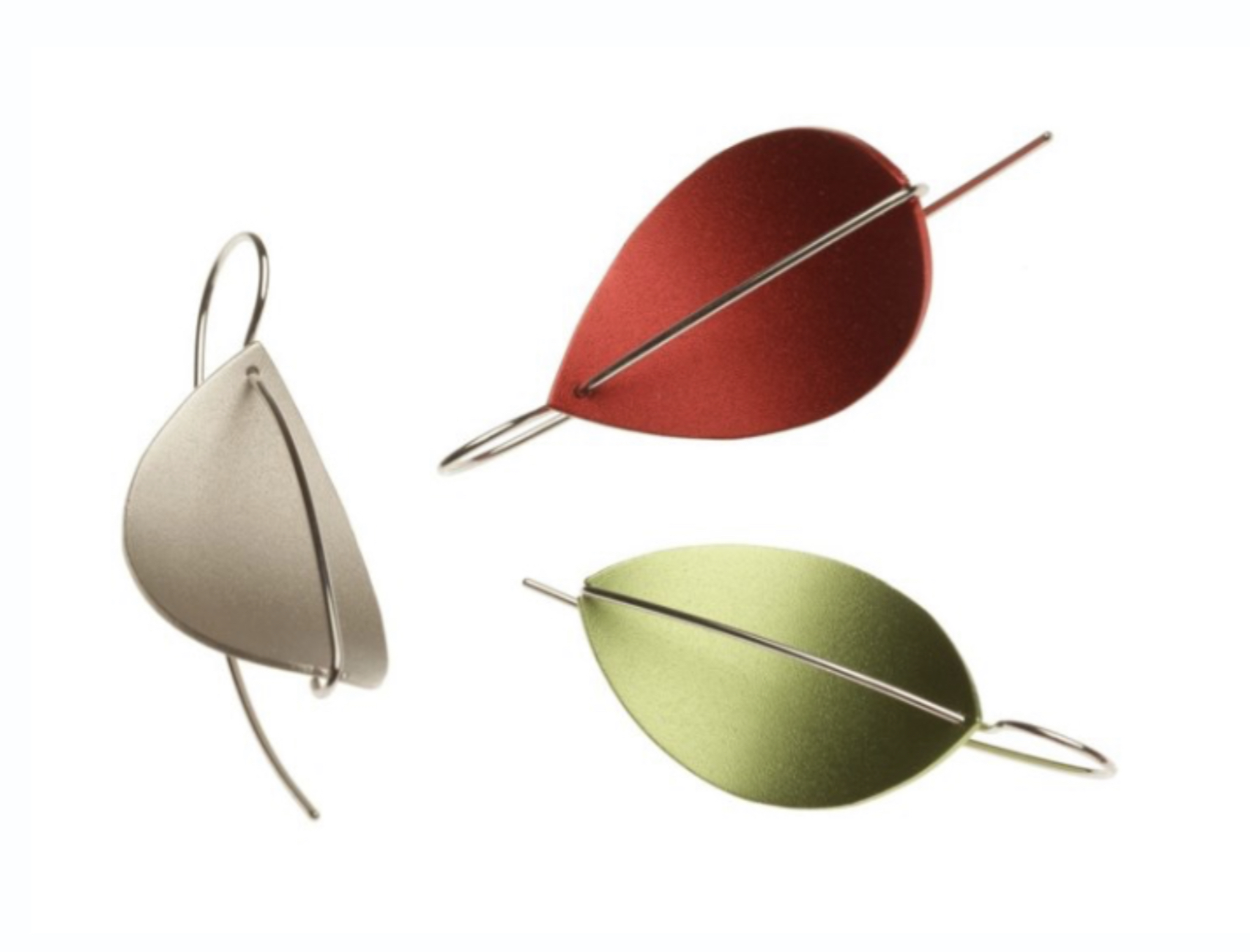 Oorhangers Apero edelstaal en aluminium