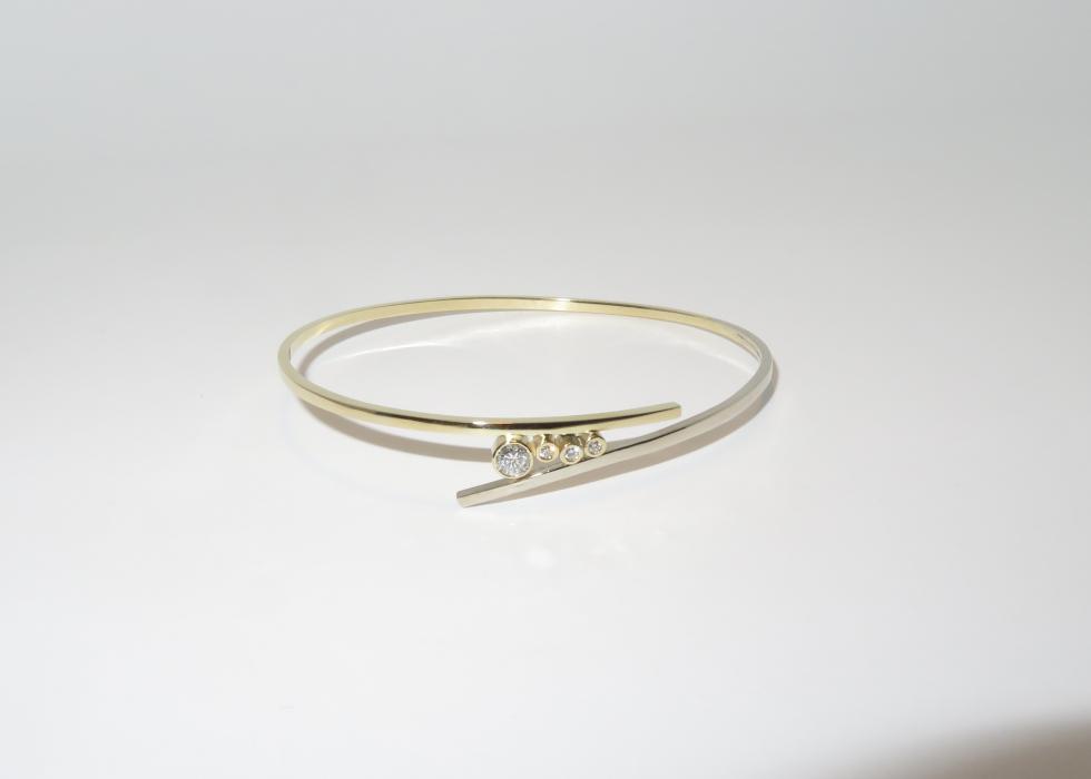 Gouden armband diamant