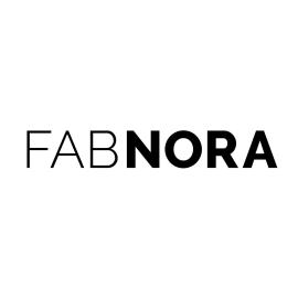 Fabnora logo oorsieraden kleurrijk verwisselbaar.