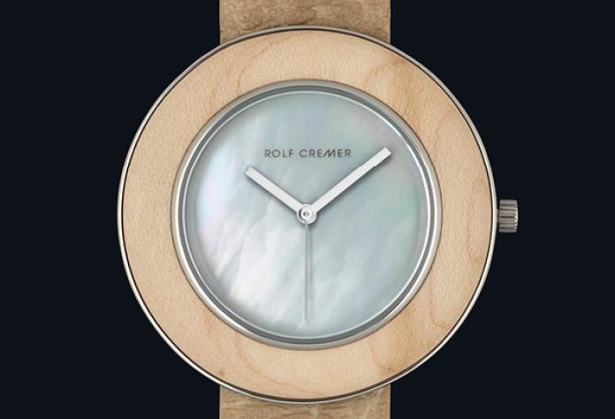 Rolf Cremer horloge wood