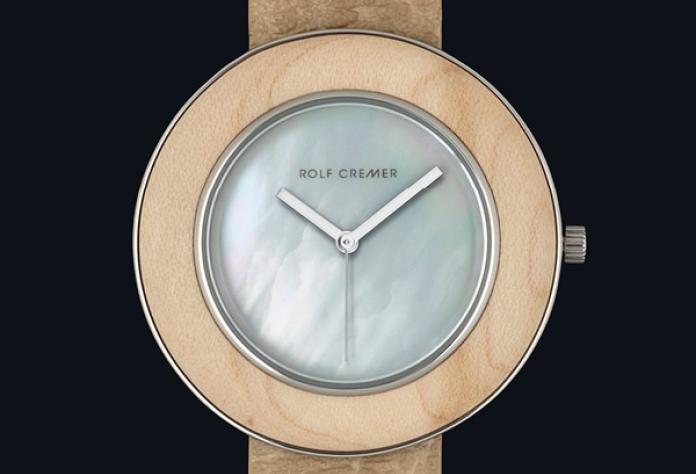Rolf Cremer horloge wood