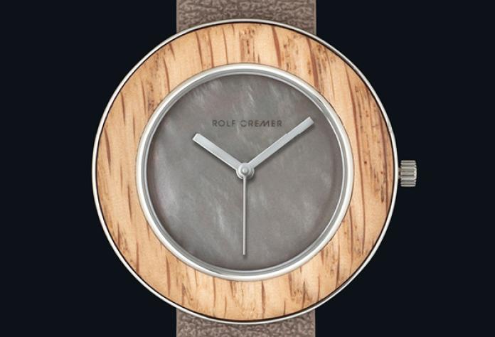 Rolf Cremer horloge wood vegan 