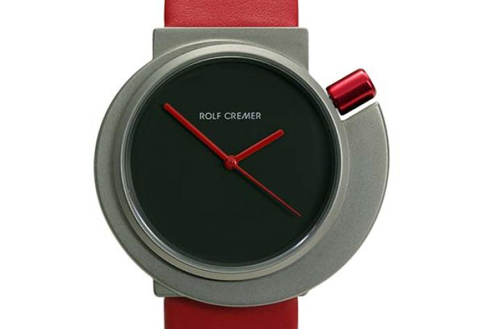Rolf Cremer Spiralen horloge titanium