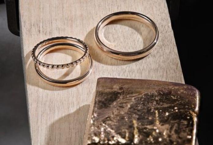 niessing trouwringen goud met diamant