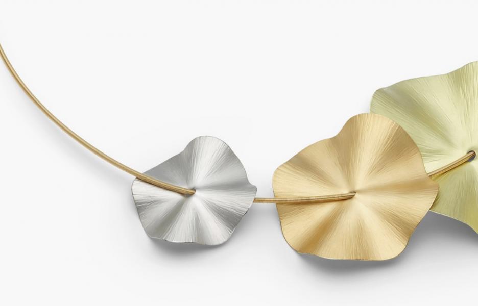 Niessing Blutenscheibe hanger voor aan niessing schuur goud