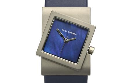 Design horloge rolf cremer turn titanium