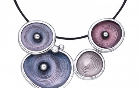 Daniël Vior hanger Drops zilver met Emaille