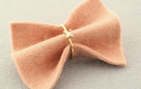 Solitairring aanzoeksring verlovingsring goud met diamant