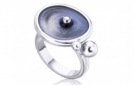 Daniël Vior zilver met emaille