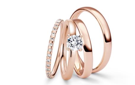 Niessing trouwringen suplagrenadine goud diamanten