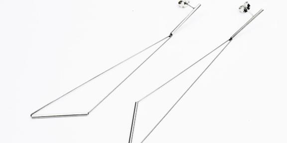 Oorhangers Yoko staal zilver
